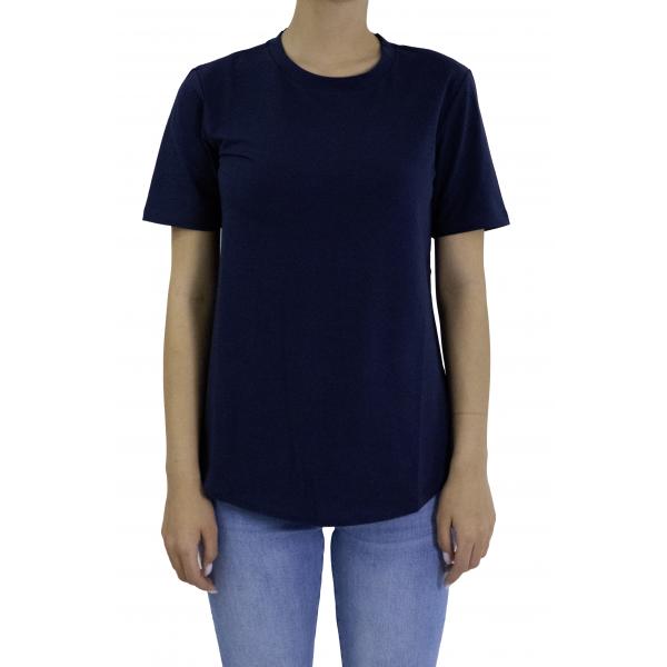 T shirt girocollo tinta unita 